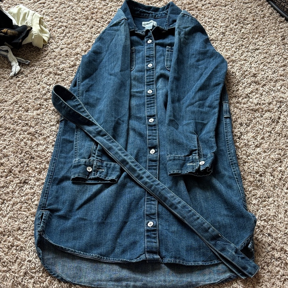 Old Navy Blue Denim Dress